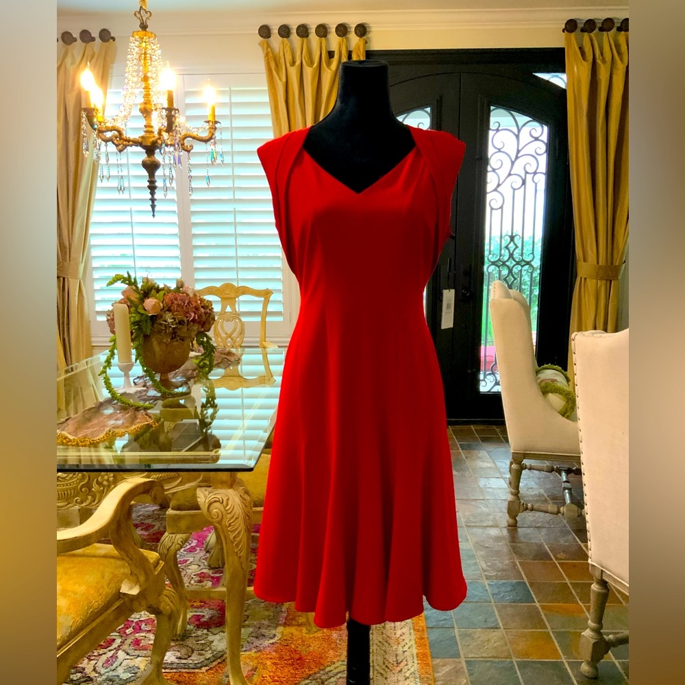 NWT Calvin Klein red dress